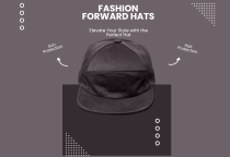 A hat is essential in the wardrobe.