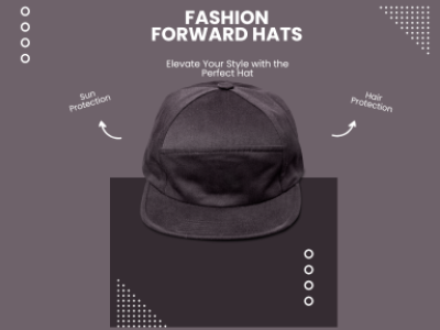 A hat is essential in the wardrobe.